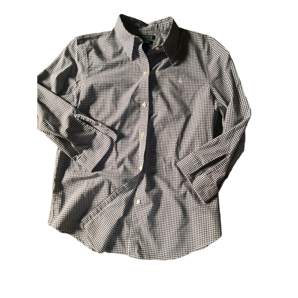 Ralph Lauren Non-Iron Checked Blouse